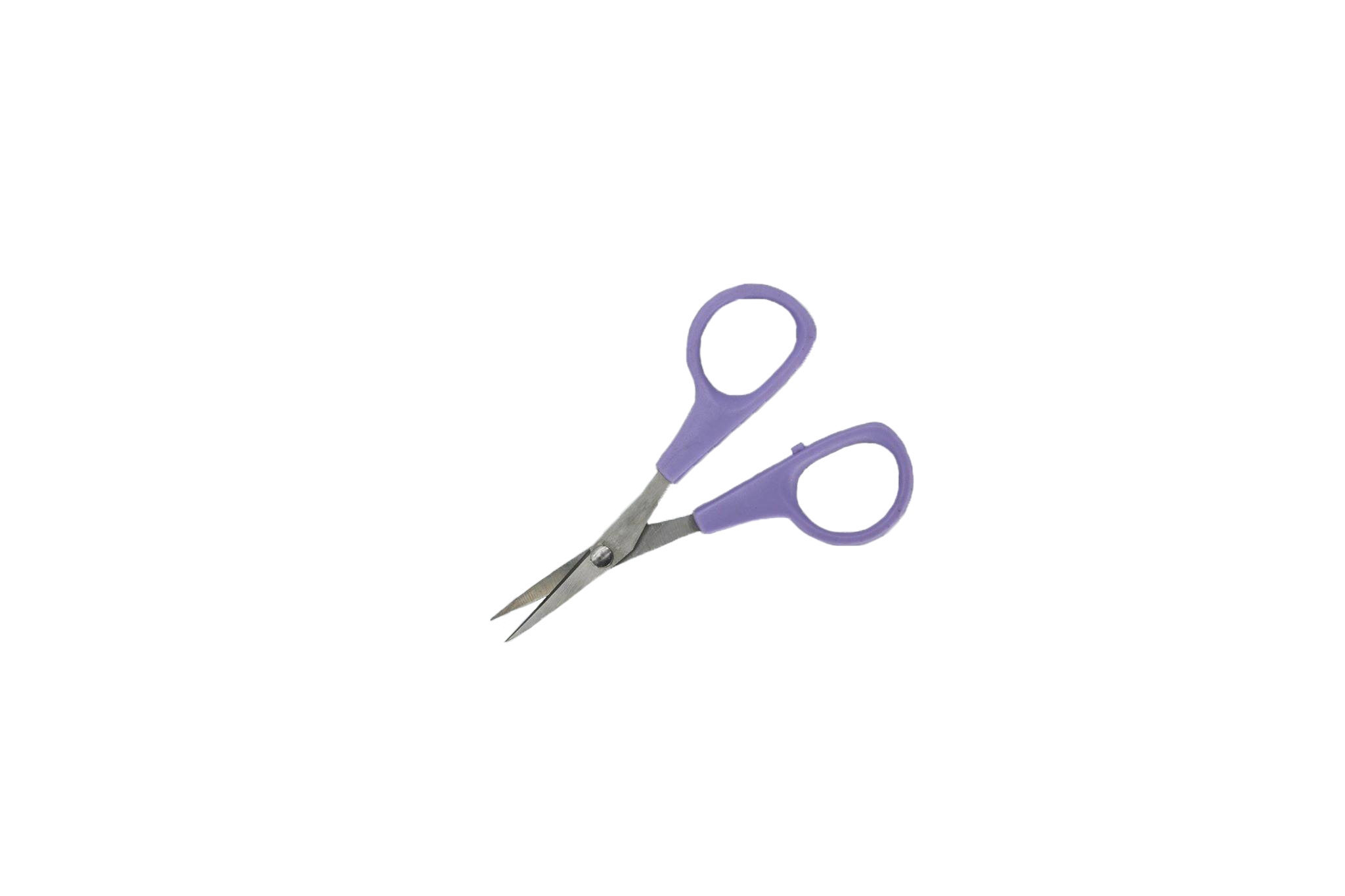 Purple Curved blade scissrs