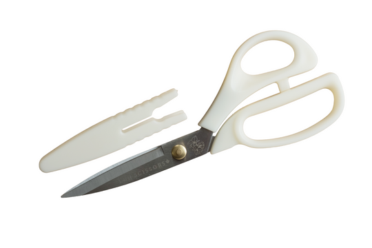Bloom Series 8.5" Fabric Scissors - White