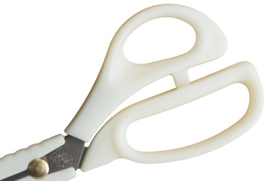 Bloom Series 8.5" Fabric Scissors - White