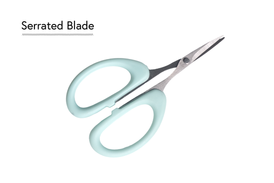 Bloom Series 4" Soft-handled Scissors - Blue