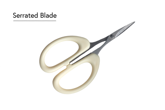 Bloom Series 4" Soft-handled Scissors - Cream