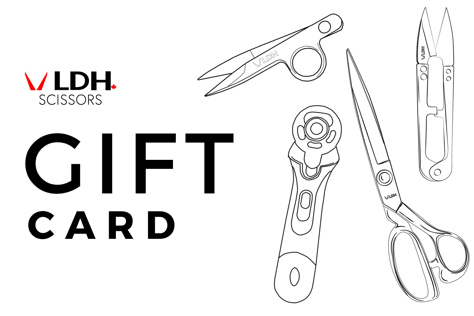 LDH Scissors Gift Card