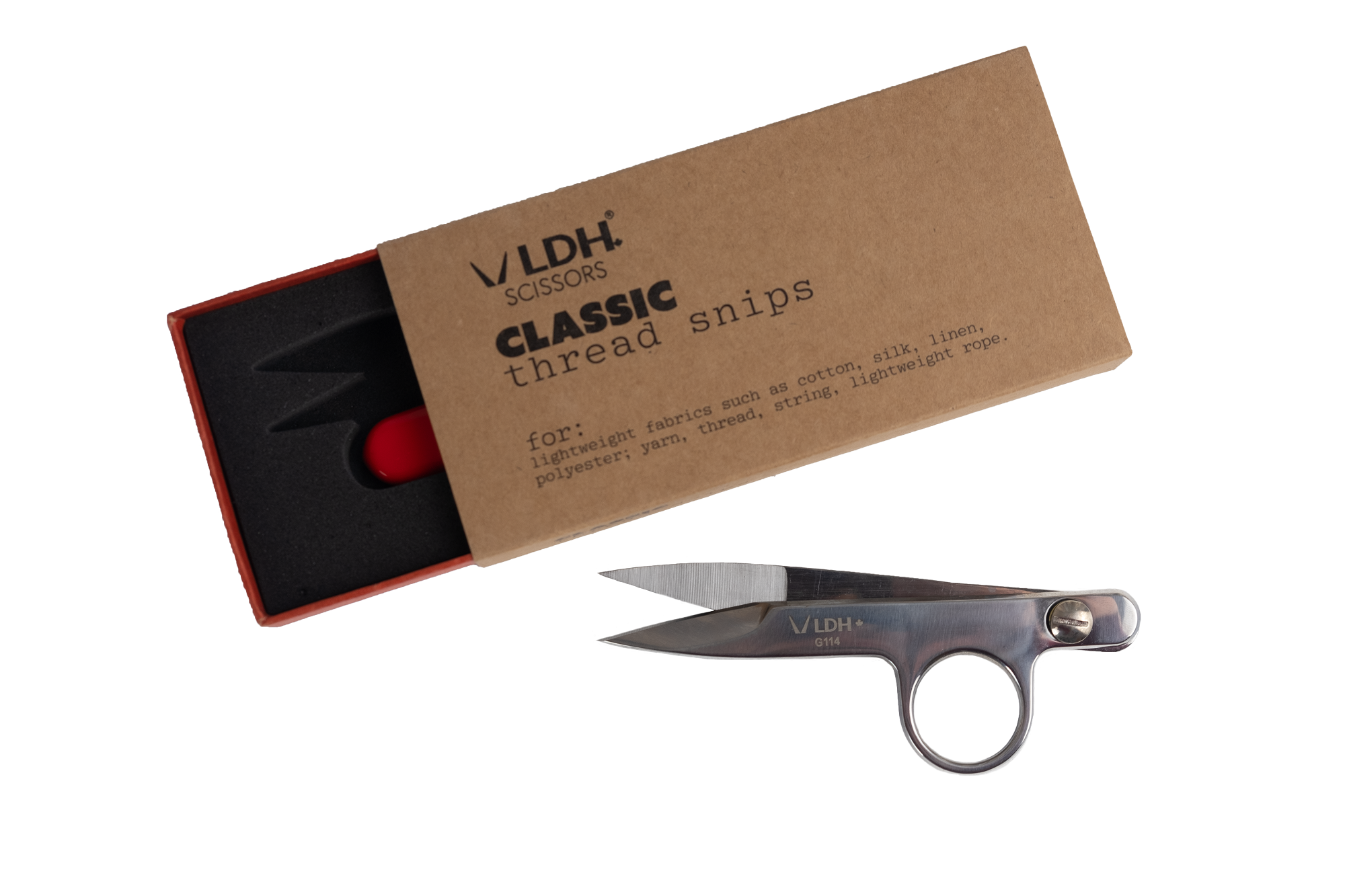 Tiny LDH Scissors/Snips with Embossed Gold Handles